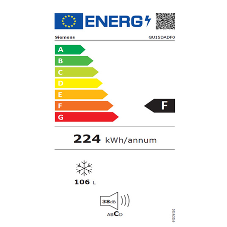 Congelador superior EMPOTRABLE SIEMENS - GU15DADF0