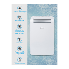 Climatiseur mobile CLIMADIFF CLIMA10K1