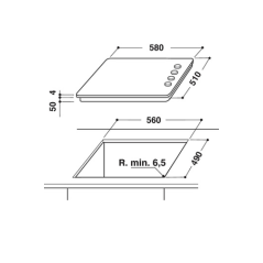 Placa VITROCERÁMICA WHIRLPOOL AKM700NE