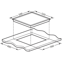 Placa vitrocerámica SCHNEIDER STV60M