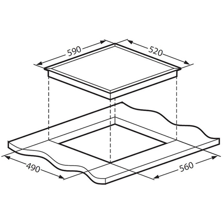Placa vitrocerámica SCHNEIDER STV60M