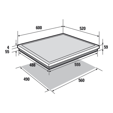 Placa mixta SAUTER SPI6414BM