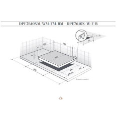 Placa mixta DE DIETRICH DPE7610XM