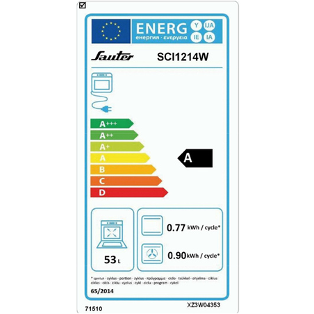 Cocina de inducción SAUTER SCI1214W
