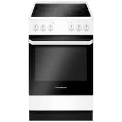 Cuisinière vitrocéramique THOMSON TCC51.4WH BLANC