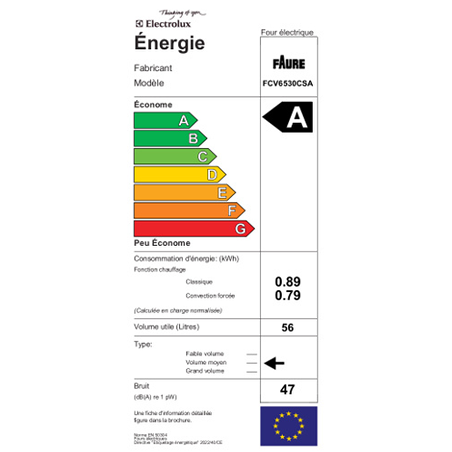 Cocina vitrocerámica FAURE FCV6530CSA