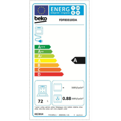 Cocina mixta BEKO FDF83310DA HORNO doble