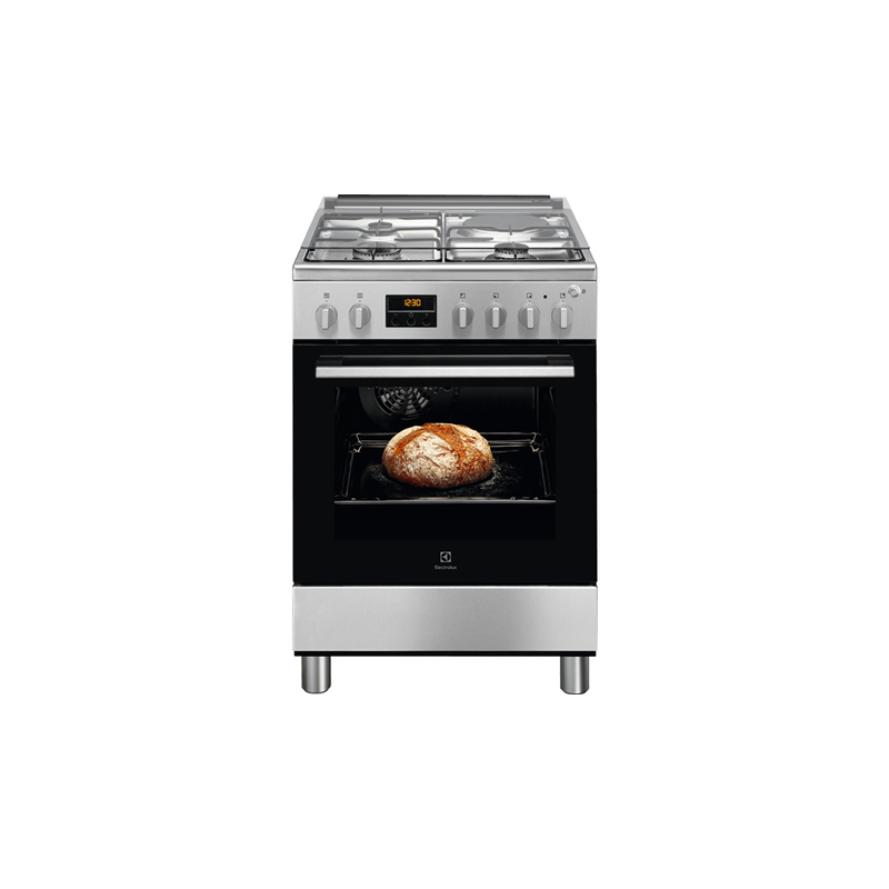 Cuisinière mixte ELECTROLUX EKM648522X INOX Cuisinière mixte ELECTROLUX EKM648522X INOX