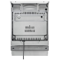 Cuisinière mixte ELECTROLUX EKM648522X INOX Cuisinière mixte ELECTROLUX EKM648522X INOX
