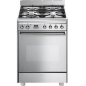 COCINA MIXTA SMEG GP61X9 INOX