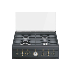 Gaziniere SMEG COLONIALE 60CM GAZ ANTHRACITE - CO68GMA8