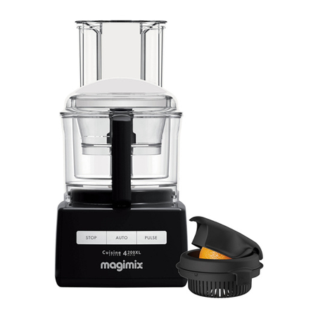 Robot de cocina multifunción MAGIMIX 85424F CS 4200 XL NEGRO + EXPRIMIDOR DE CÍTRICOS