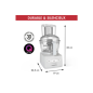Robot multifonction MAGIMIX 18370F CS 3200 XL BLANC