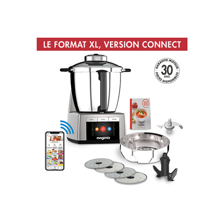 Robot cuiseur MAGIMIX COOK EXPERT XL CONNECT PLATINE 18914