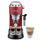 Expresso DELONGHI DEDICA EC695.R ROUGE Expresso DELONGHI DEDICA EC695.R ROUGE