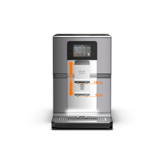 Espresso con molinillo KRUPS YY4491FD INTUITION PREFERENCE PLUS SILVER