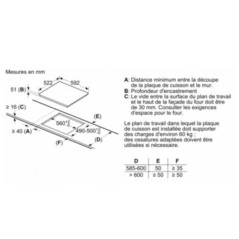 Placa de inducción BOSCH PVQ611BB6E Serie 4, CombiZone, TouchSelect
