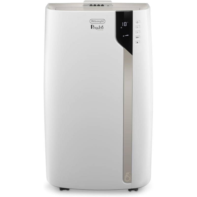 De'Longhi Pinguino Extreme Clim Mobile, pour Pièces jusqu'à 33,5m², Déshumidificateur, Mode Ventilation, 8900BTU De'Longhi Pinguino Extreme Clim Mobile, pour Pièces jusqu'à 33,5m², Déshumidificateur, Mode Ventilation, 8900BTU