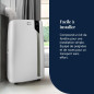 De'Longhi Pinguino Extreme Clim Mobile, pour Pièces jusqu'à 33,5m², Déshumidificateur, Mode Ventilation, 8900BTU De'Longhi Pinguino Extreme Clim Mobile, pour Pièces jusqu'à 33,5m², Déshumidificateur, Mode Ventilation, 8900BTU