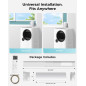 Climatiseur portable 16 000 BTU 6 en 1 avec application WiFi pour grandes pièces jusqu'à 750 m², mode veille silencieux Climatiseur portable 16 000 BTU 6 en 1 avec application WiFi pour grandes pièces jusqu'à 750 m², mode veille silencieux