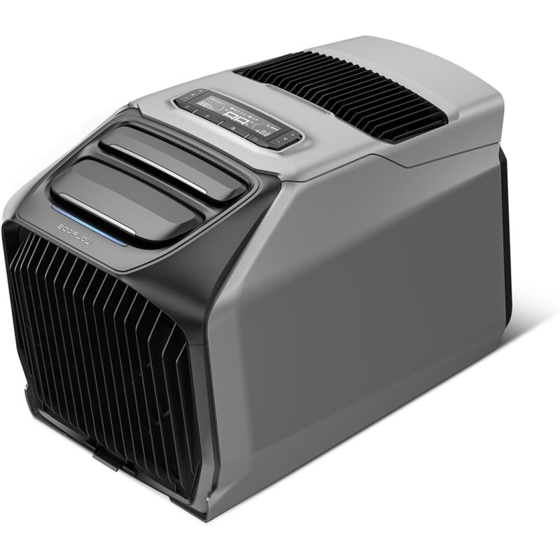 Climatiseur portable EcoFlow WAVE 3, refroidissement 6100 BTU, chauffage 6800 BTU, charge rapide 1000W