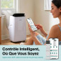 SereneLife Climatiseur Mobile Inverter A+++ 12000 BTU Double Tuyau – 4 en 1