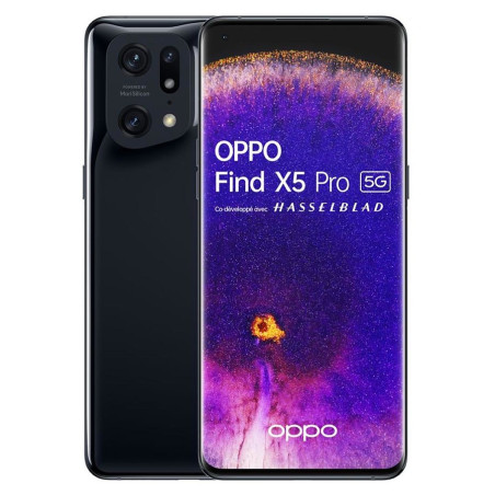 Oppo Find X5 Pro 5G Noir - 256 Go - 12 Go