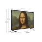 TV Samsung The Frame QE43LS03B 43'' QLED 4K UHD Smart TV Noir 2022 TV Samsung The Frame QE43LS03B 43'' QLED 4K UHD Smart TV Noir 2022