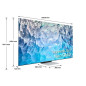TV Samsung Neo QLED 75'' QE75QN900B 8K UHD Gris Antracita 2022