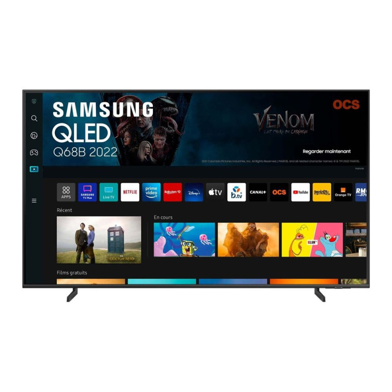 TV SAMSUNG QLED QE43Q68B 4K UHD 43'' 2022 Noir TV SAMSUNG QLED QE43Q68B 4K UHD 43'' 2022 Noir