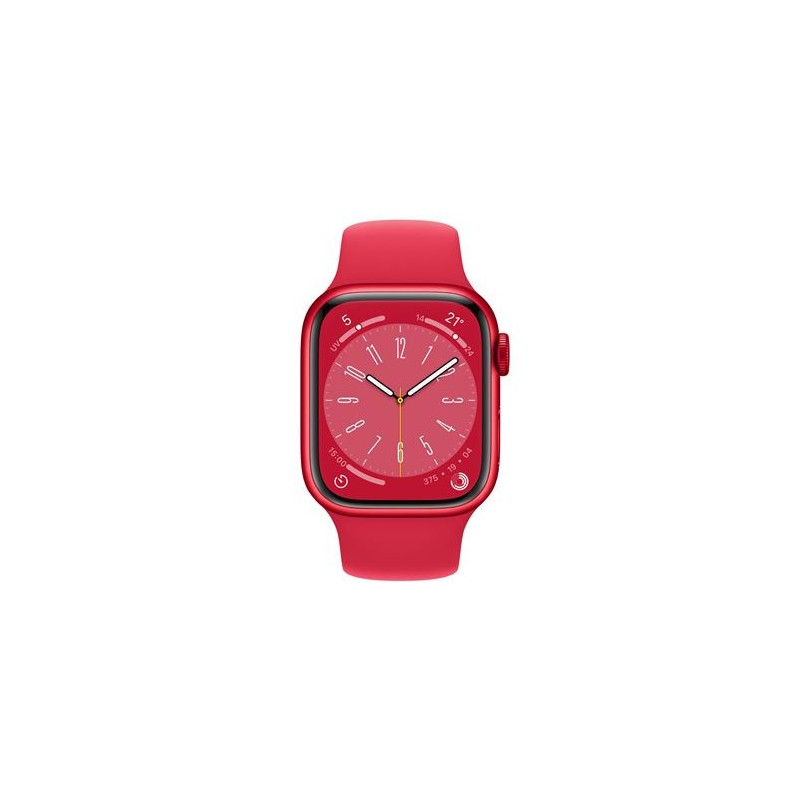 Apple Reloj Serie 8 GPS, Caja de aluminio (PRODUCT)RED 41mm con correa (PRODUCT)RED Apple Reloj Serie 8 GPS, Caja de aluminio (PRODUCT)RED 41mm con correa (PRODUCT)RED