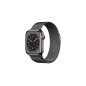Apple Watch Series 8 GPS + Cellular, caja de acero inoxidable de grafito de 41 mm con correa de hebilla de grafito milanés