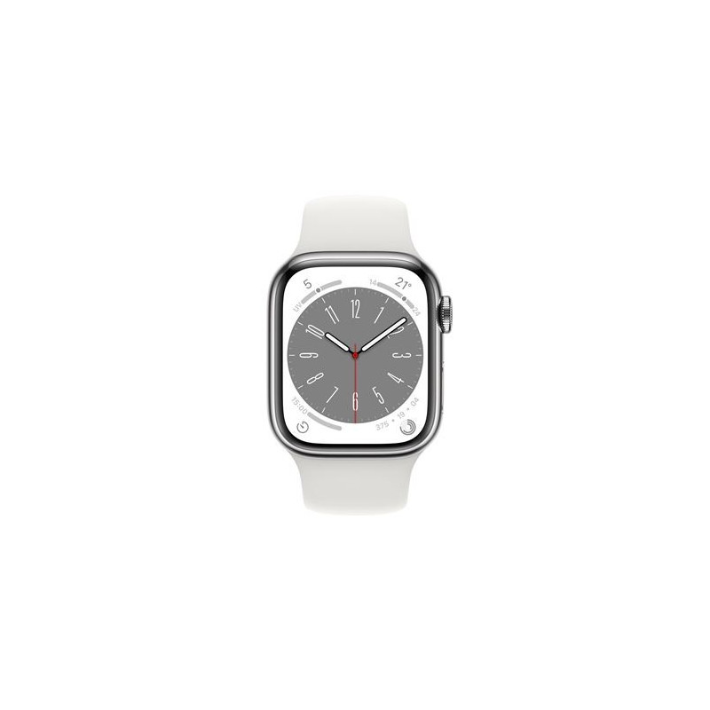 Apple Watch Series 8 GPS + Cellular, 41mm Aluminum Starlight Case con pulsera de luz estelar