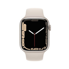 Apple Watch Series 7 GPS + Cellular, 41mm Aluminum Starlight Case con correa deportiva Stellar Light