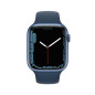 Apple Watch Series 7 GPS + Cellular, boîtier Aluminium Bleu 45mm avec Bracelet Sport Bleu Abysse