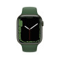 Apple Watch Series 7 GPS + Cellular, caja de aluminio verde de 45 mm con correa de trébol deportivo