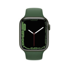 Apple Watch Series 7 GPS + Cellular, boîtier Aluminium Vert 41mm avec Bracelet Sport Trèfle
