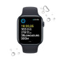 Apple Watch SE GPS + Cellular 2nd generation, caja de aluminio Midnight 44mm con correa deportiva Midnight