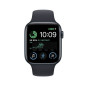 Apple Watch SE GPS + Cellular 2nd generation, caja de aluminio Midnight 44mm con correa deportiva Midnight