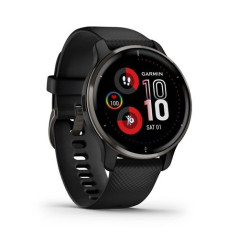 Garmin Venu 2 Plus Gris avec bracelet Noir