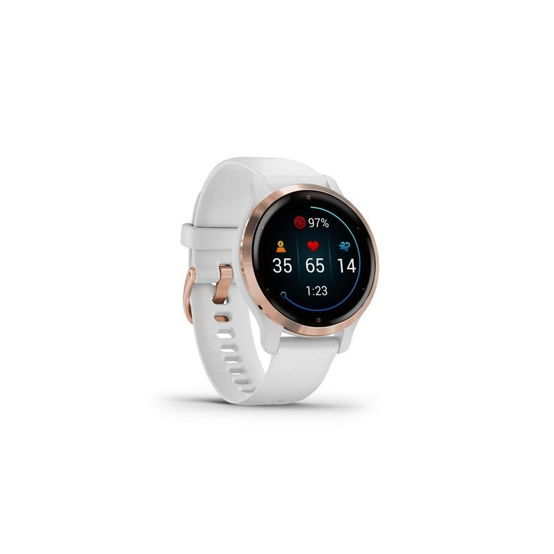 Garmin Collection Venu 2S Oro Rosa con Correa Blanca Garmin Collection Venu 2S Oro Rosa con Correa Blanca