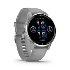 Garmin Venu 2 Plus Argent avec bracelet Gris