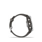 Garmin Fenix 7S Plata con correa de silicona Gris