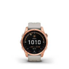 Garmin Fenix 7S Solar Rose Gold bracelet silicone Beige sable