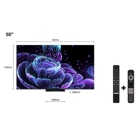 TV TCL 55C835 55 "QLED 4K UHD Smart TV Aluminio cepillado 2022