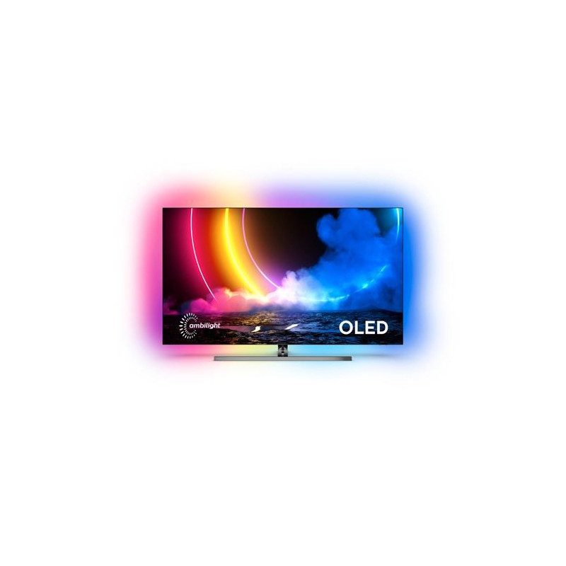 TV Philips Ambilight 55OLED856 55 "4K UHD OLED Android TV Gris metálico