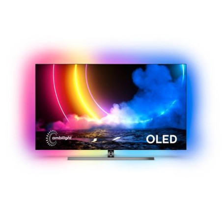 TV Philips Ambilight 55OLED856 55 "4K UHD OLED Android TV Gris metálico