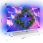 TV Philips 65OLED936 65" OLED+ 4K UHD Android TV Gris anodisé TV Philips 65OLED936 65" OLED+ 4K UHD Android TV Gris anodisé