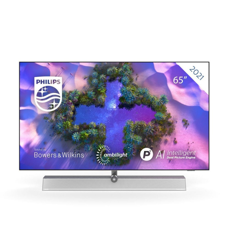 TV Philips 65OLED936 65" OLED+ 4K UHD Android TV Gris anodisé TV Philips 65OLED936 65" OLED+ 4K UHD Android TV Gris anodisé