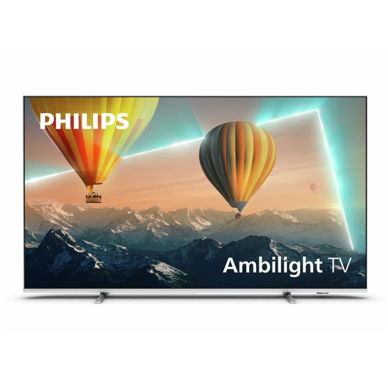 TV LED Philips 43PUS8057 43'' Ambilight 4K UHD Android TV Argent clair 2022